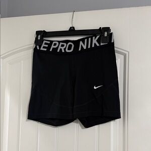 Nike Women's Black Pro Athletic Shorts